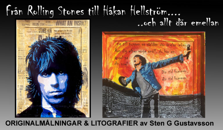 ”Rolling Stones till Håkan Hellström”